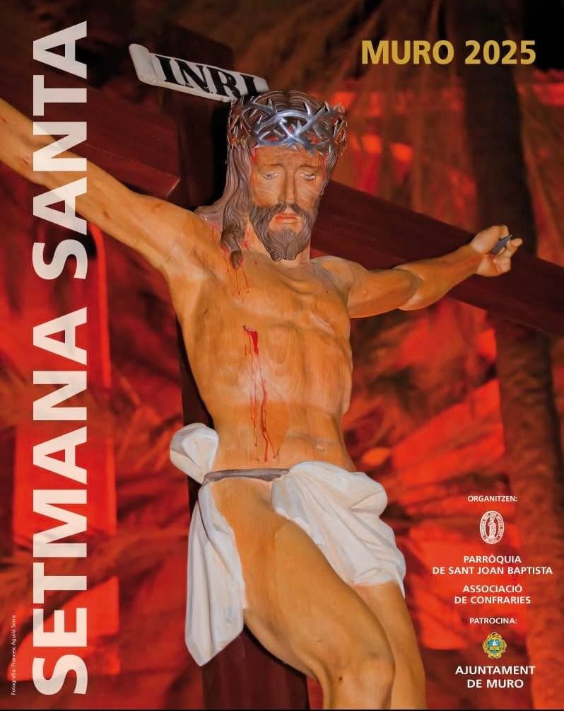 Cartel de Semana Santa en Muro 2025